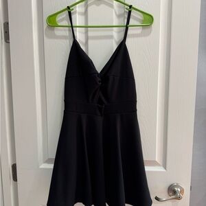 Women’s black mini dress
